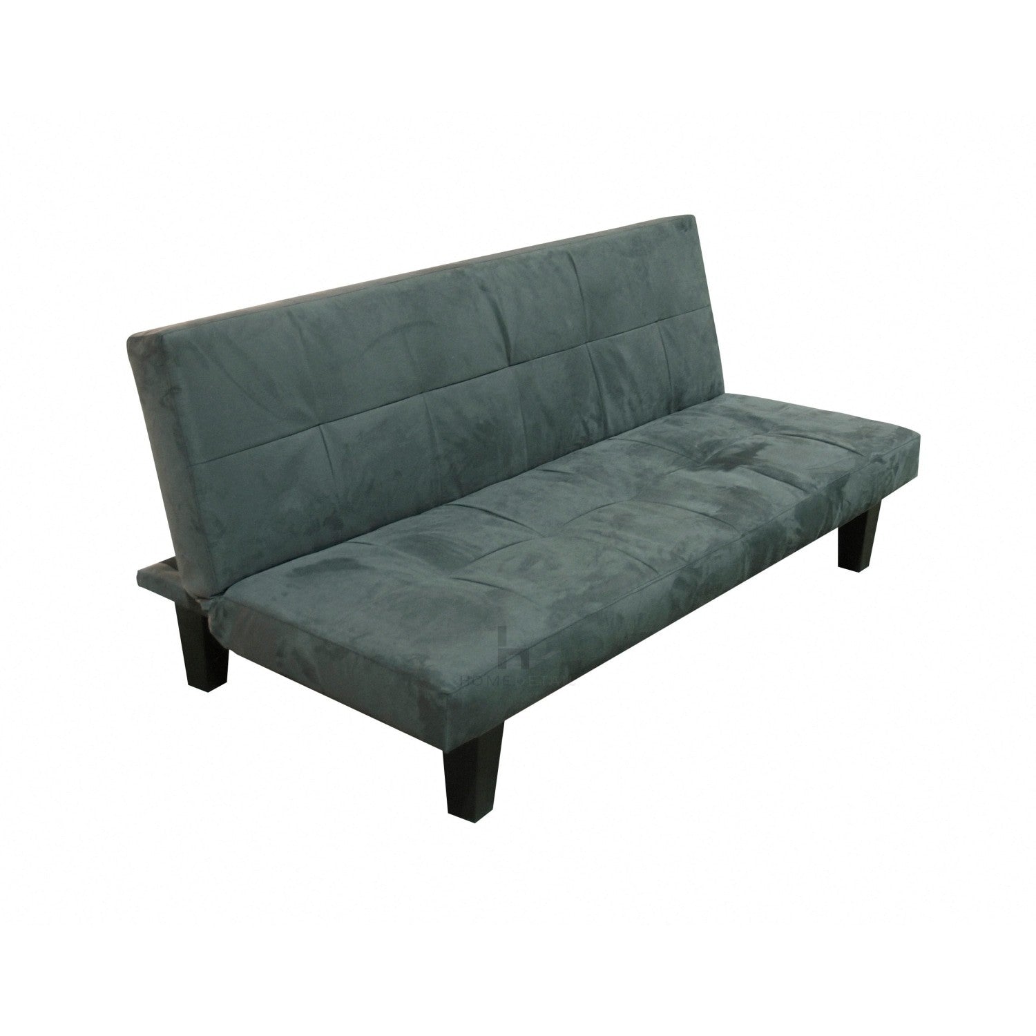 Atlanta Fabric Sofa Bed, Charcoal Faux Suede Fabric