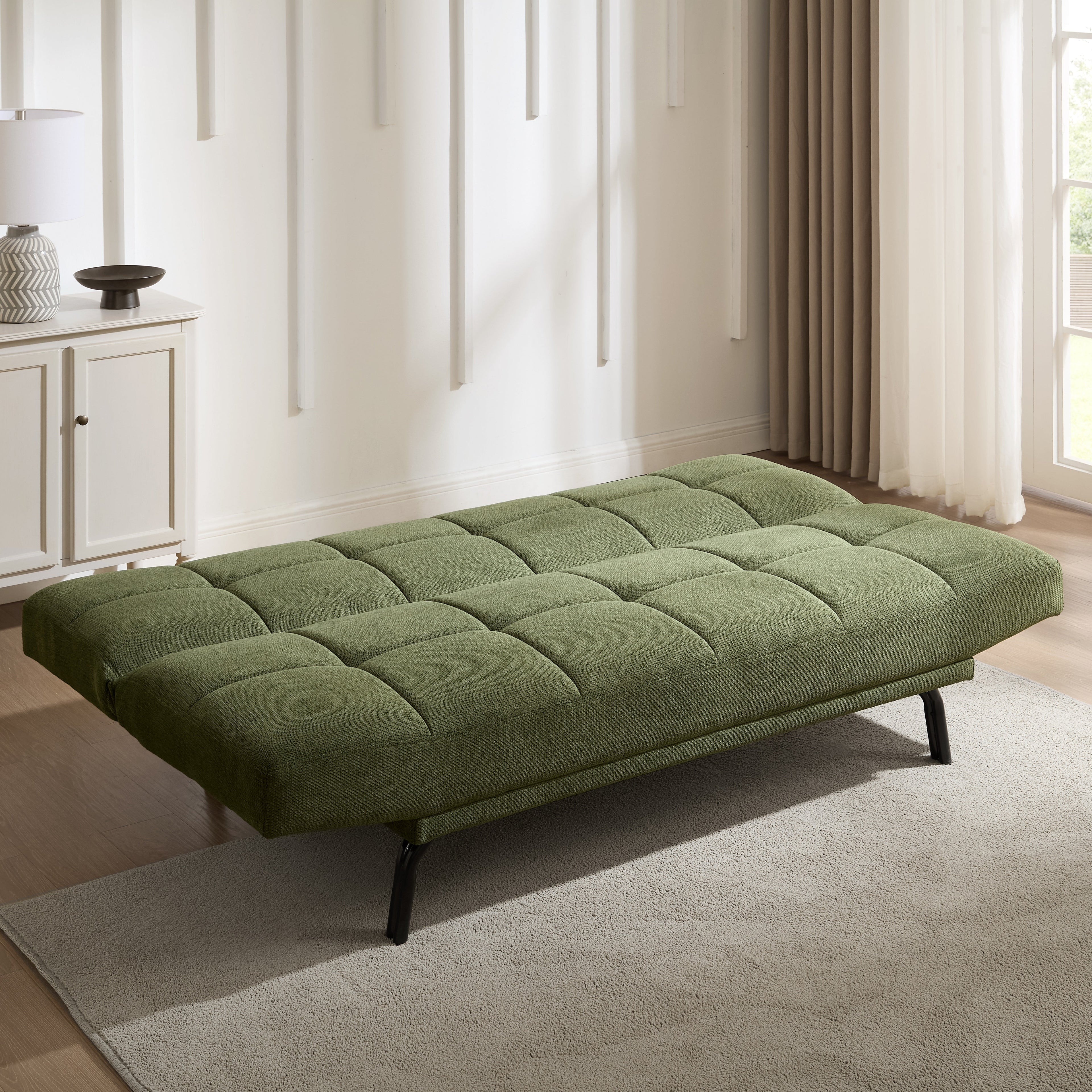 Chapelle Sofa Bed, Sage Green Linen