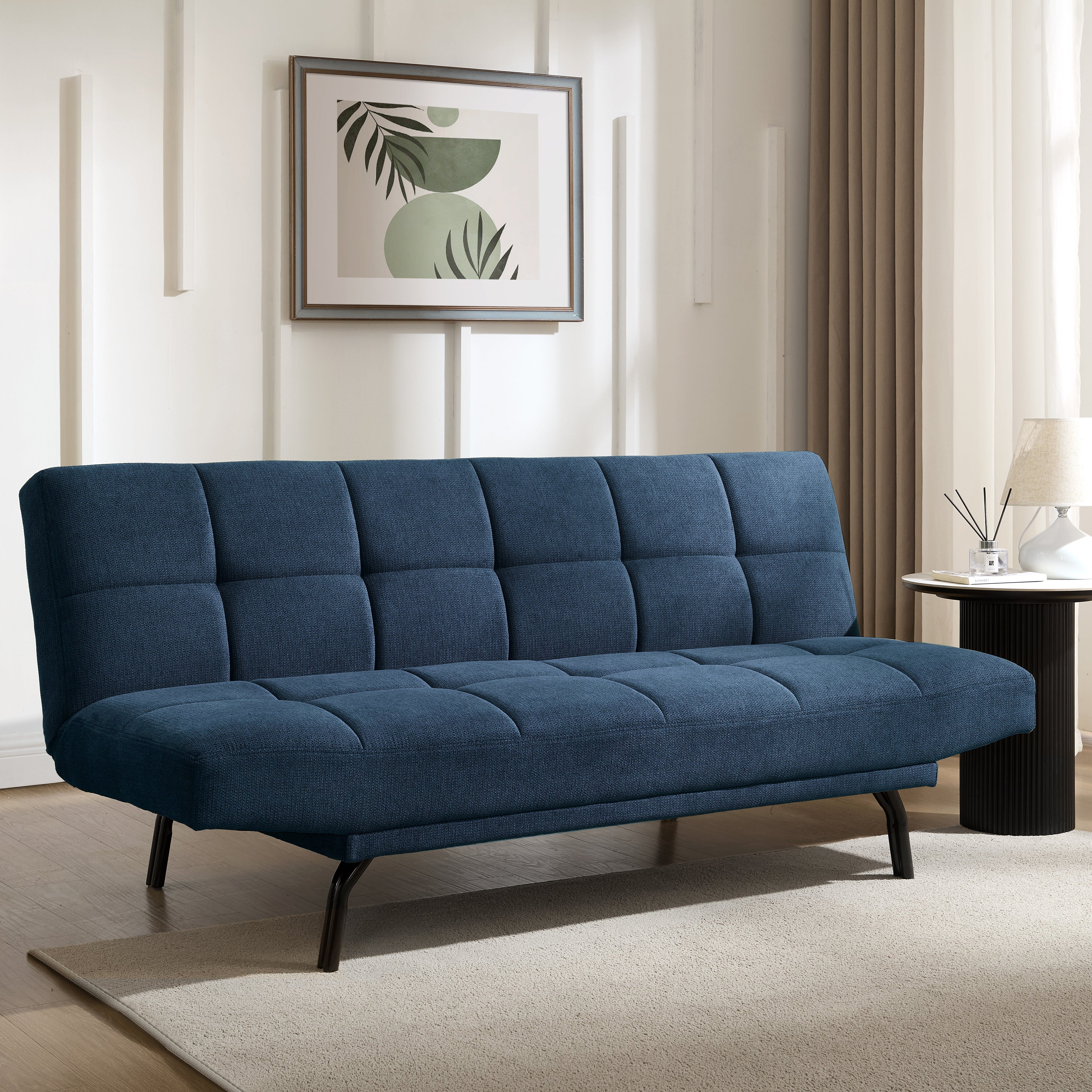 Chapelle Sofa Bed, Blue Linen