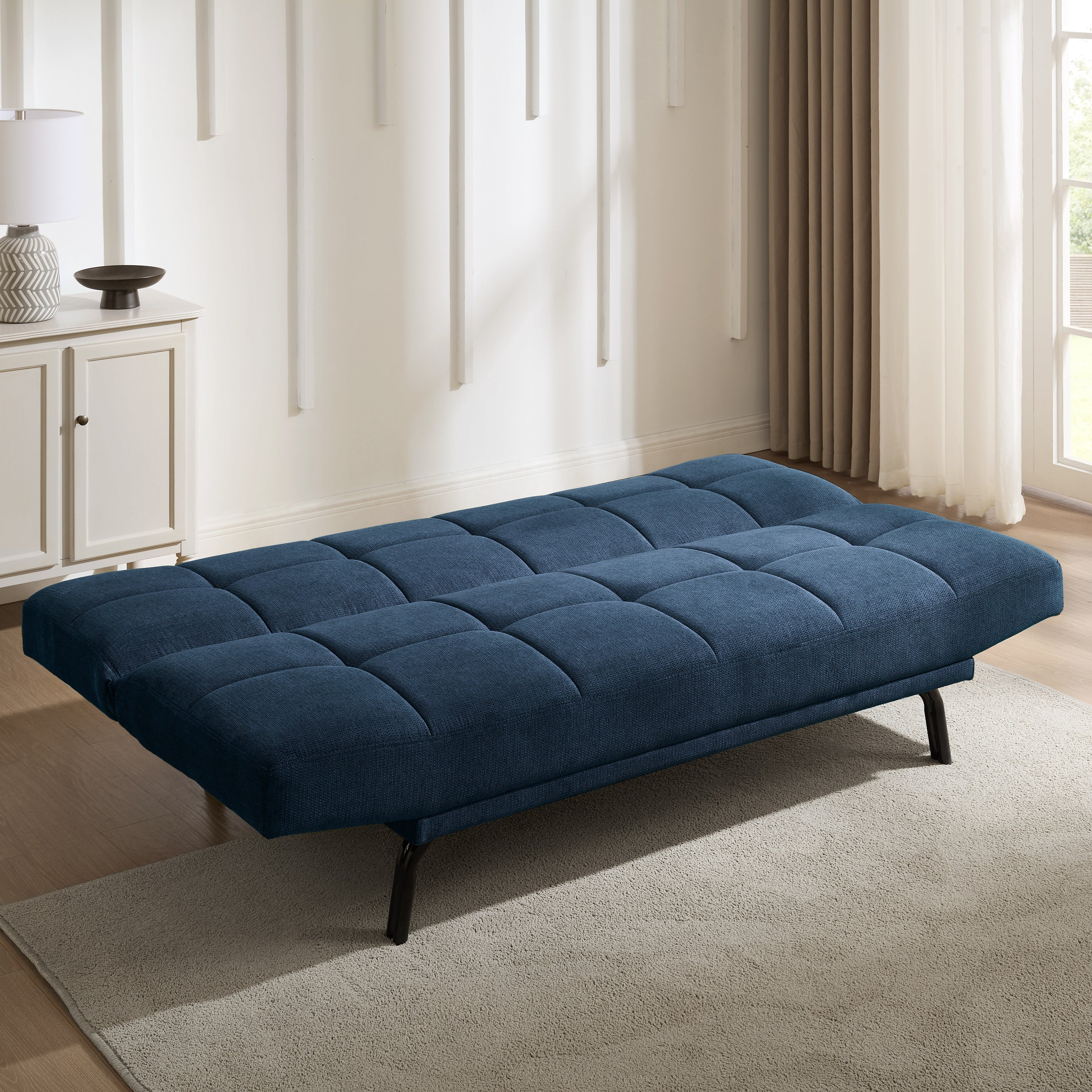 Chapelle Sofa Bed, Blue Linen
