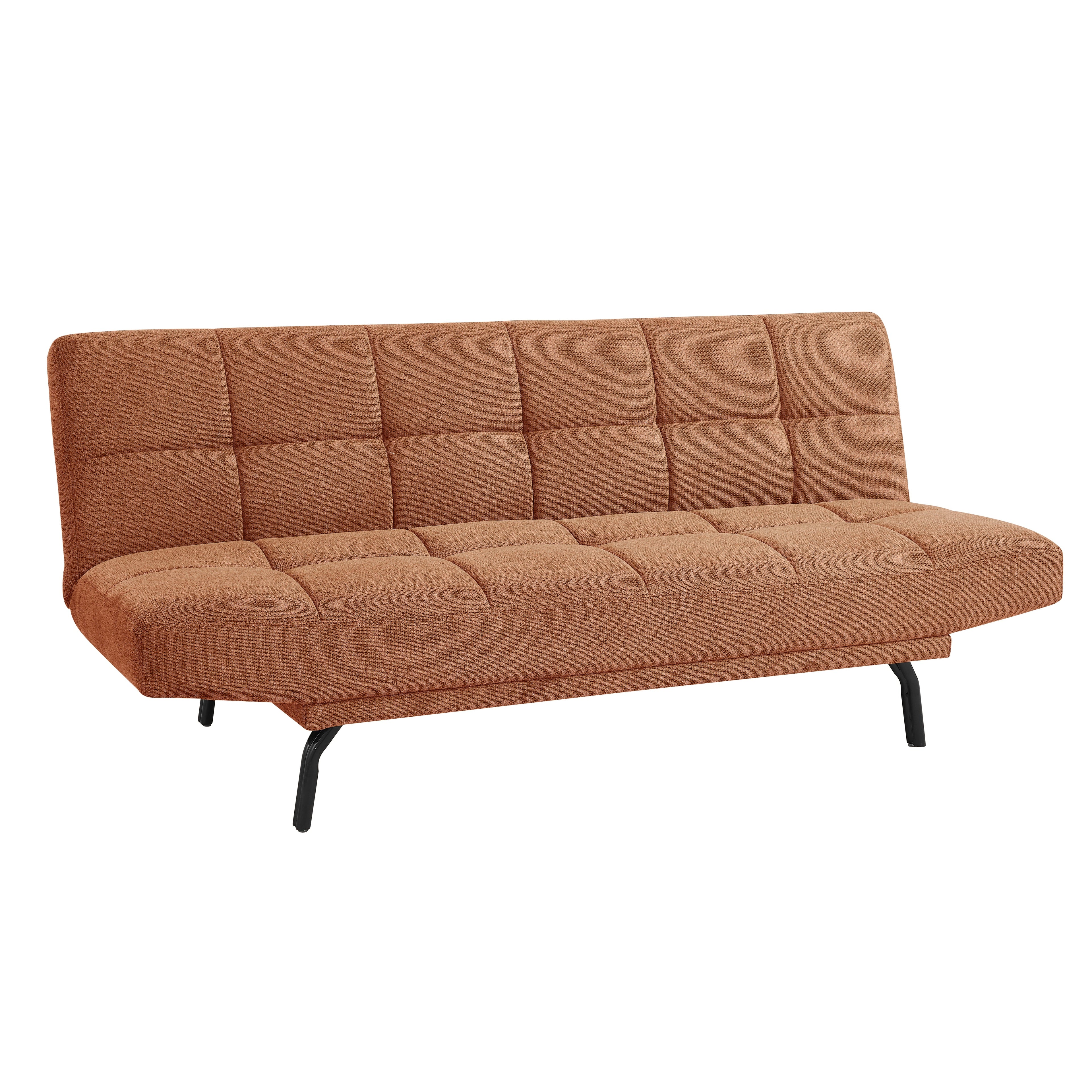Chapelle Sofa Bed, Burnt Orange Linen
