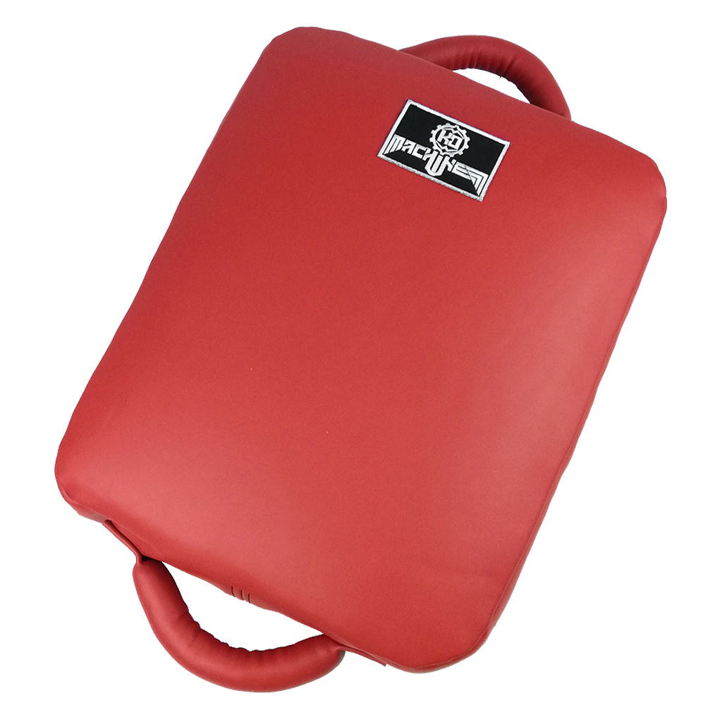 Low Kick Pads Ko Machine Leather Red front