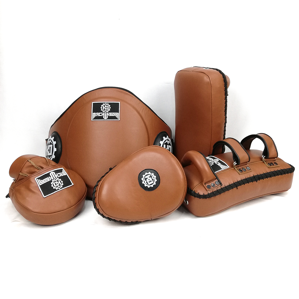 Muay Thai Belly Pad Ko Machine Gear Cuero