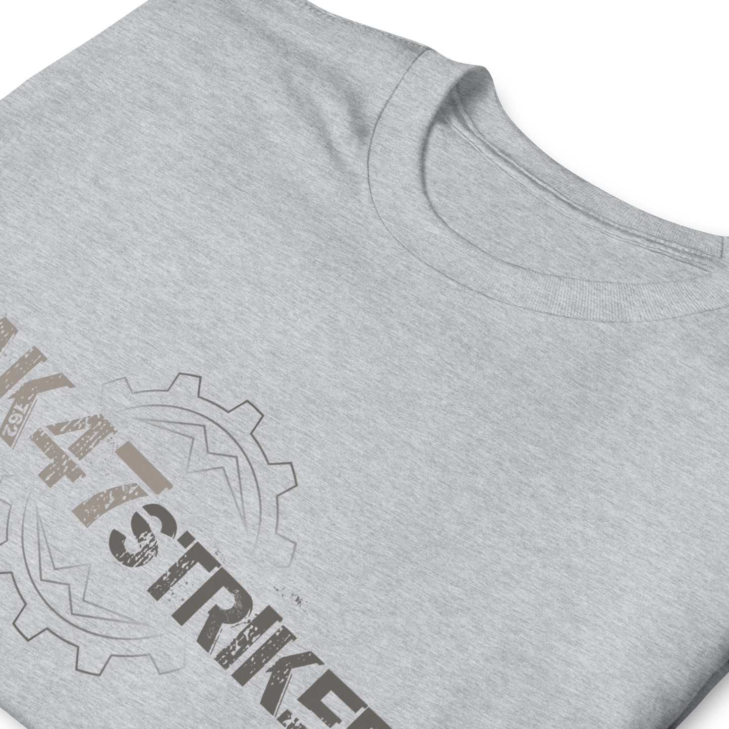 MMA Cotton Men's T-Shirt Ko Machine Striker Camo Grey