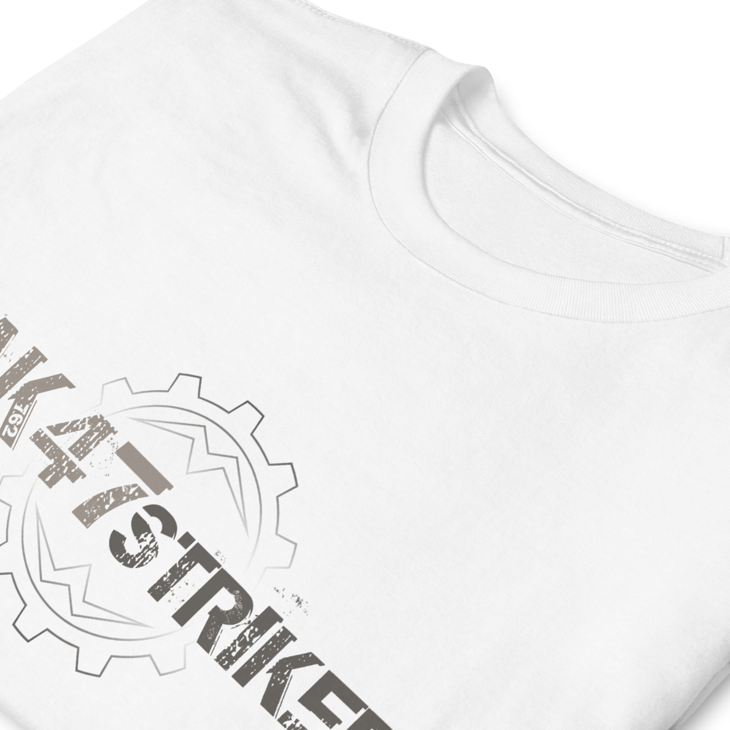 Camiseta de algodón MMA para hombre Ko Machine Striker Camo Grey
