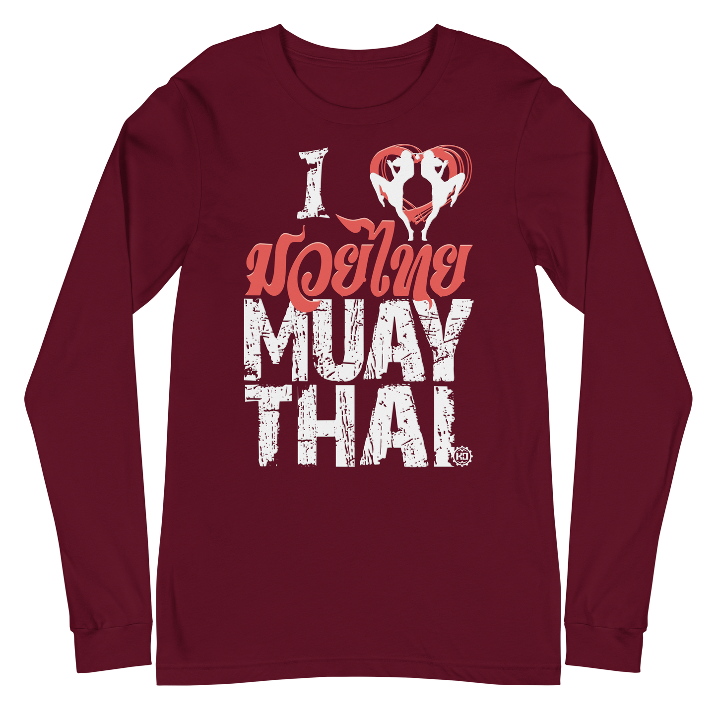 Camiseta de manga larga Ko Machine I Love Muay Thai