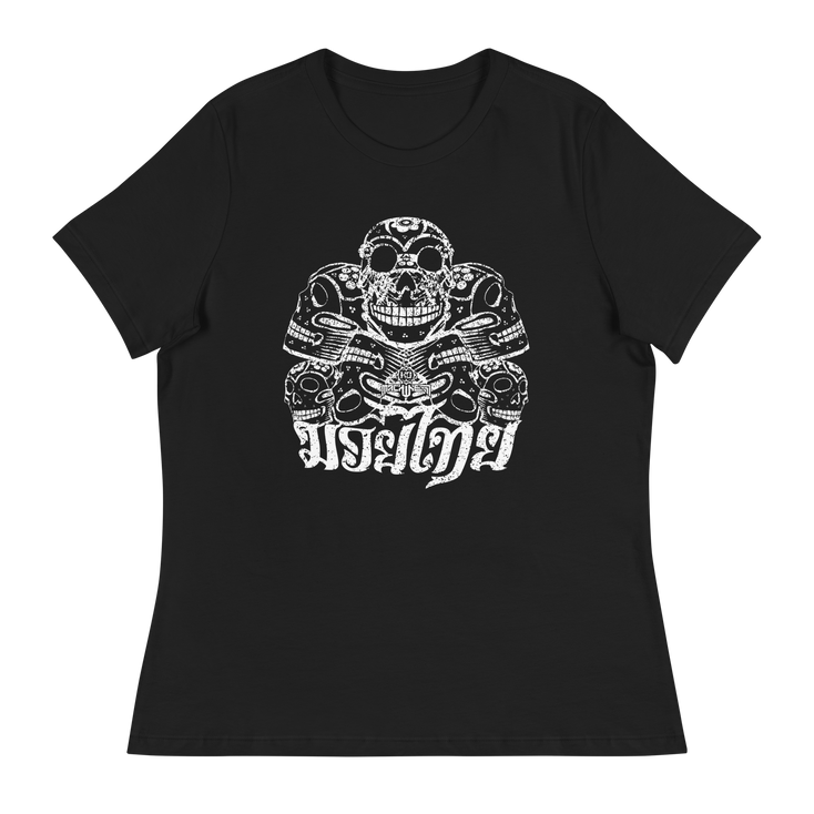 Camiseta Mujer Muay Thai Algodón Ko Machine Catrina