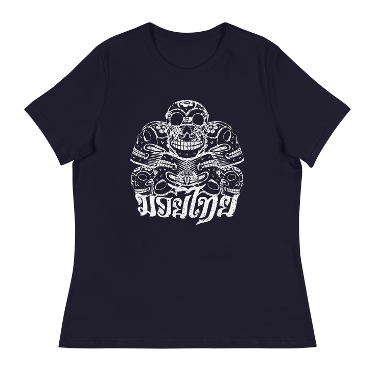 Camiseta Mujer Muay Thai Algodón Ko Machine Catrina