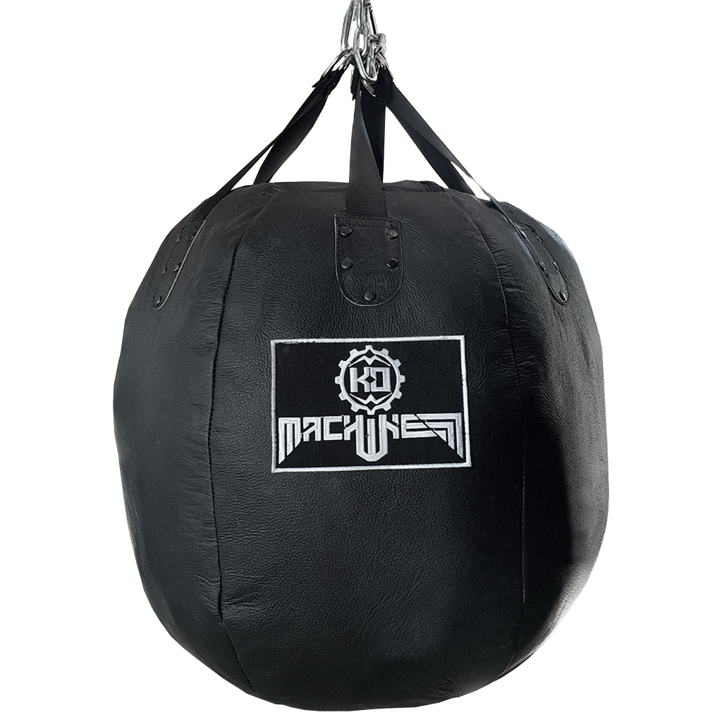 Muay Thai Heavy Bag Sandbag Ko Machine Genuine Leather