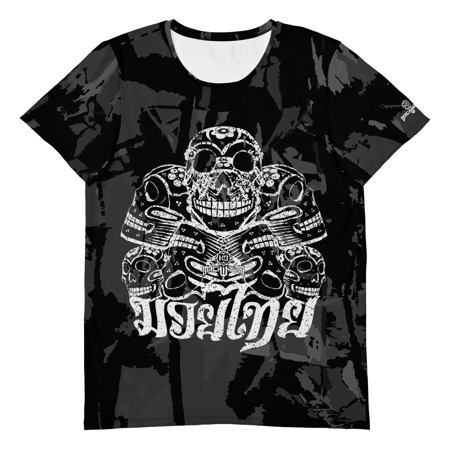 Muay Thai Men's Max DryT-shirt Ko Machine Catrina Black