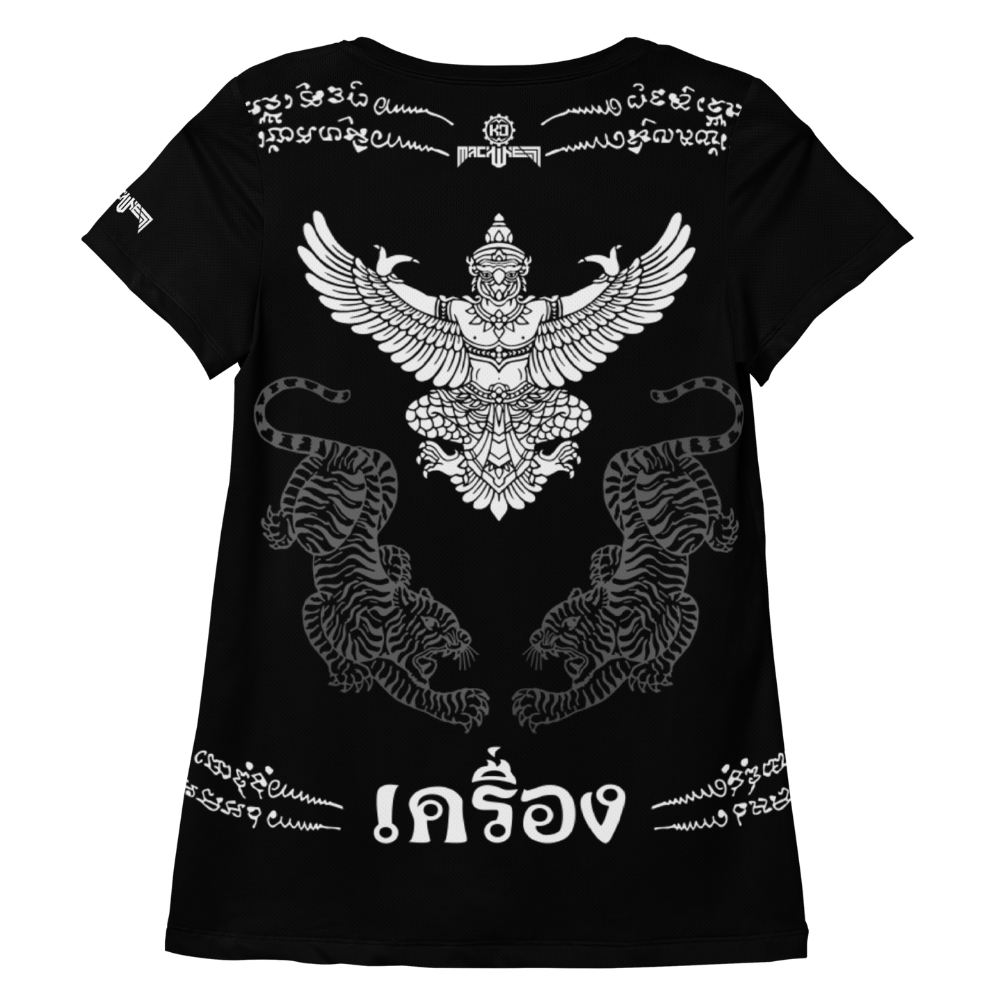 Camiseta Muay Thai Mujer Max Dry Ko Machine Garuda Sak Yant