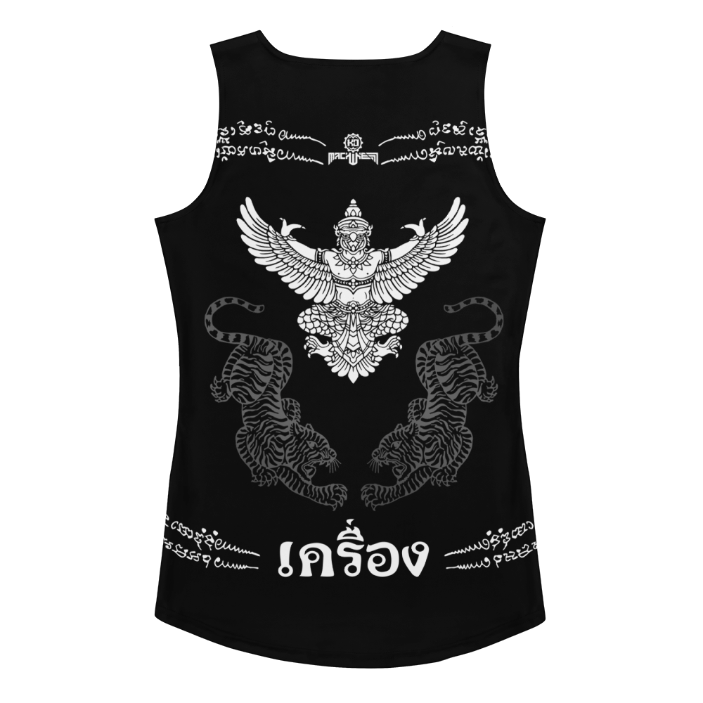 Camiseta sin mangas Muay Thai para mujer Garuda Sak Yant
