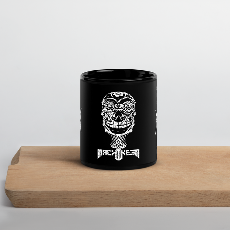 Black Glossy Mug Ko Machine Catrina Muay Thai