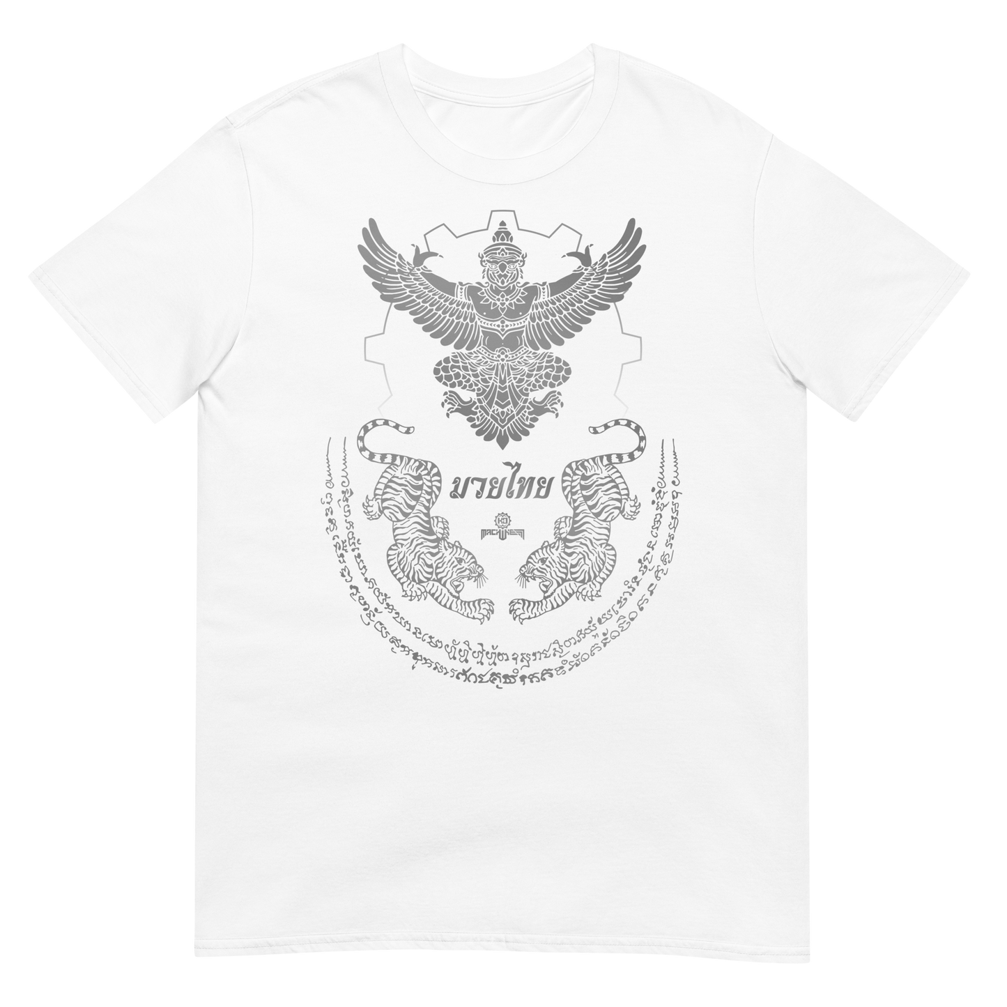 Muay Thai Men's Cotton T-Shirt Ko Machine Sak Yant Garuda