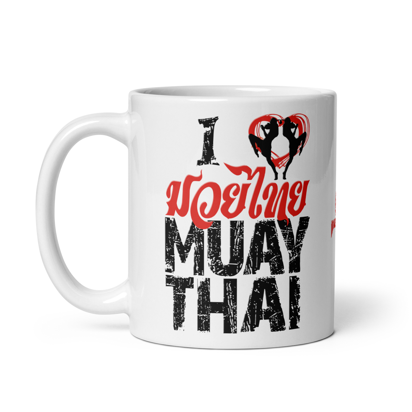 Glossy mug Ko Machine I Love Muay Thai