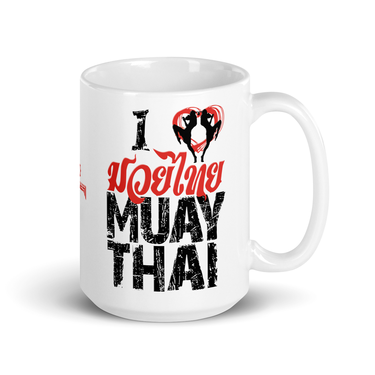 Glossy mug Ko Machine I Love Muay Thai 15oz